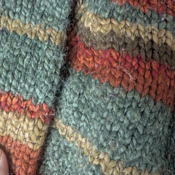 Striped Multicolor Women's Sweater - Picture 7 of 10